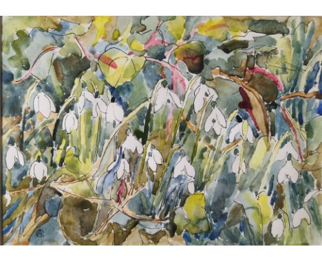 Arthur Giardelli (Vincent Charles Arthur Giardelli, 1911-2009, MBE, Member of the 56 Group of Artists in Wales), botanical st
