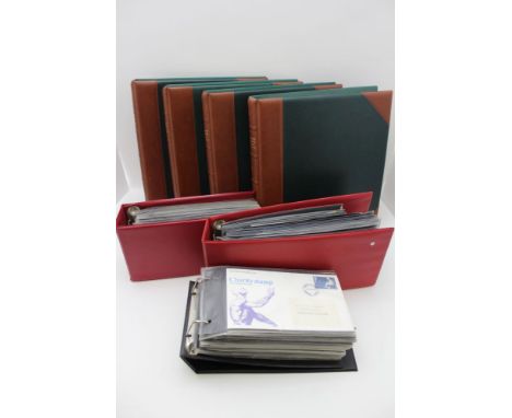 Collection of albums to include GB first day covers &amp; postcards, also included a large collection mainly produced for col