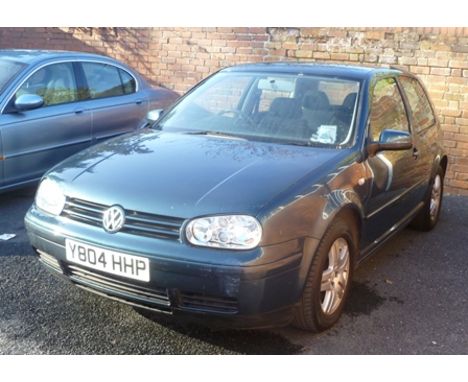 A VOLKSWAGEN GOLF GTI (115 Bhp) THREE DOOR HATCHBACK, Reg. No.Y804 HHP, 1st reg. 28/6/2001, 5 speed manual, colour green, spe