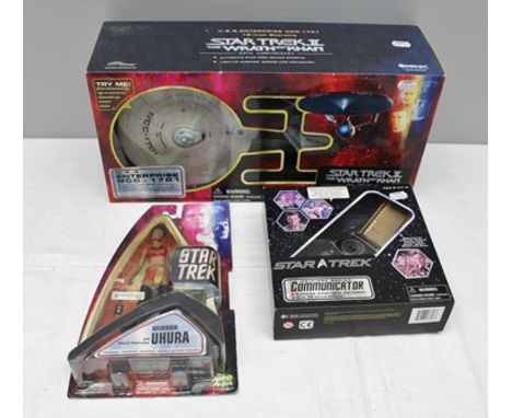 STAR TREK II - THE WRATH OF KHAN 25TH ANNIVERSARY SET U.S.S Enterprise NCC-1701 Battle Commands with authentic movie sound ef