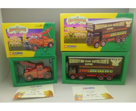 Two Corgi Classics Showmans Range vehicles, 27801 and 16101