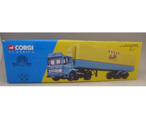 A Corgi Classics Wall's AEC Refrigerated Box Trailer Set, 21401