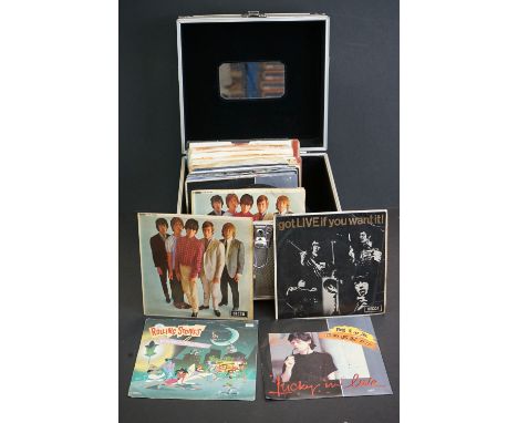 Vinyl - The Rolling Stones approx 80 7" singles plus 5 EP's, and 3 Marianne Faithfull singles.  Many in original Decca sleeve