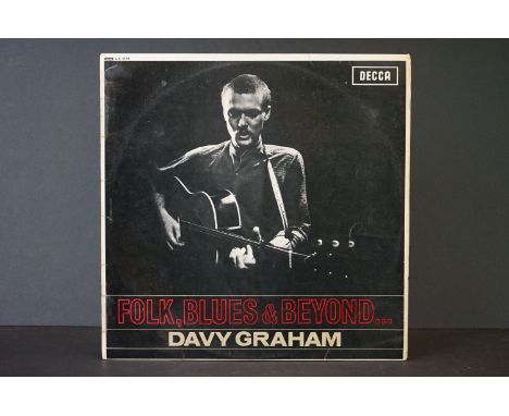 Vinyl - Davy Graham LP, Folk, Blues &amp; Beyond LK4649, 1964 1st pressing with 1A matrix nos, vinyl has some hairline marks,
