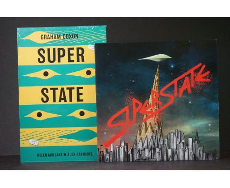 Vinyl / Book Graham Coxon Superstate Deluxe edition limited to 3000 worldwide.  Superstate double album (Sleeve &amp; Vinyl E