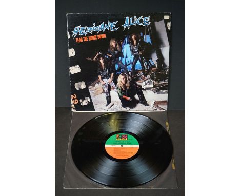 Vinyl - Hericane Alice Tear The House Down on Atlantic 82028-1.  Sleeve Vg with shelf wear, inner sleeve has tape repair, vin