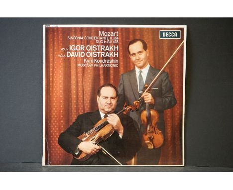 Vinyl - UK ED 1 Classical Stereo record on Decca Records SXL 6088 WBg DAVID, IGOR OISTRAKH, MOZART SINFONIA CONCERTANTE DUO, 