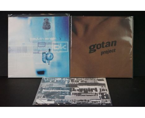 Vinyl - Three LP's to include Talvin Singh OK (Island Records ILPSD 8075) Ex, Gotan Project La Revancha Del Tango (XL Recordi