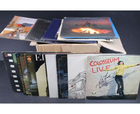 Vinyl - Approx 60 LP's spanning genres and decades including Colosseum, Roy Harper, Tracy Chapman, Rolling Stones, Elton John