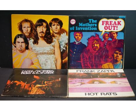 Vinyl - The Mothers Of Invention / Frank Zappa - 4 Original UK pressing albums, to include: We?re Only In It For The Money (1