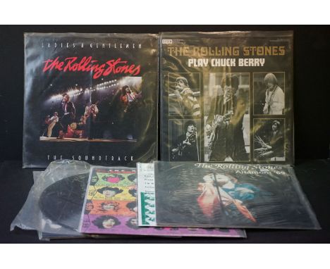 Vinyl - Rolling Stones LP's including four private pressings - Play Chuck Berry, Ladies &amp; Gentleman The Soundtrack, Altam