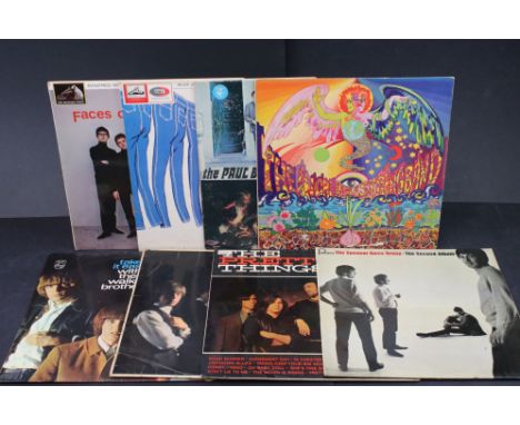 Vinyl - 8 original UK first pressing LP's including The Incredible String Band The 5000 Spirits (EUK 257 mono Vg / Ex), The P