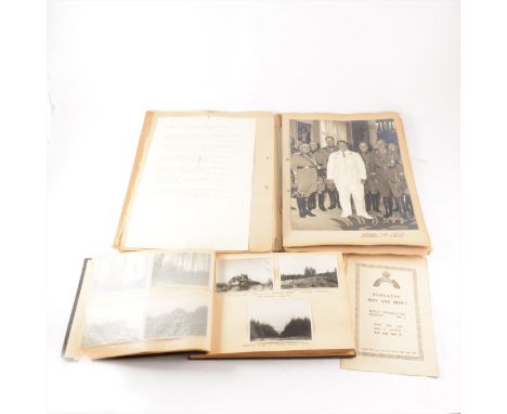 Two albums of photographs pertaining to post-war Germany, including one titled 'Liquidation of German War Potential 1946-1949