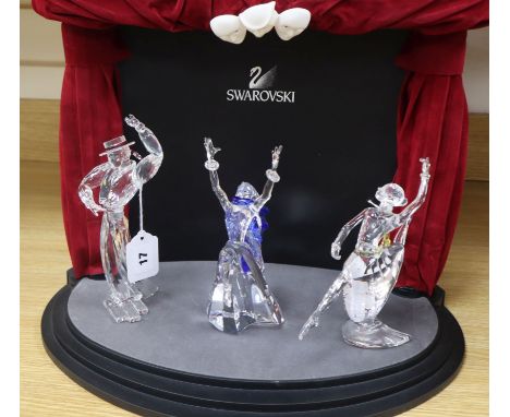 A Swarovski Crystal Annual Edition 'Magic of Dance' trilogy and a boxed 'Home Display' theatre, the figures to include 'Isado
