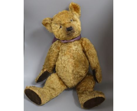 A Chiltern 1930's bear, thick golden mohair, 28in., excellent condition