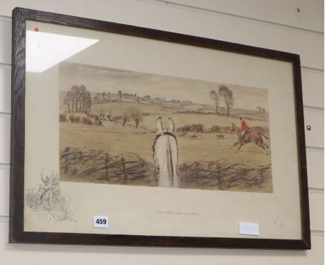Charles Johnson Payne (Snaffles), limited edition print, 'The Finest View in Europe', signed in pencil, 41 x 66cm