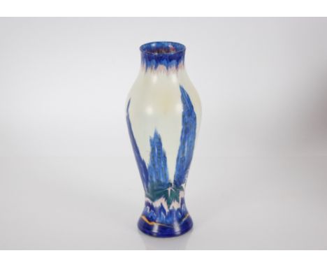 A Carlton ware "Handcraft" vase, 27cm high