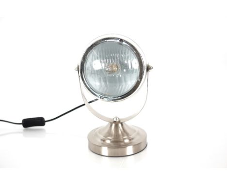 A spot light style table lamp, 28cm high