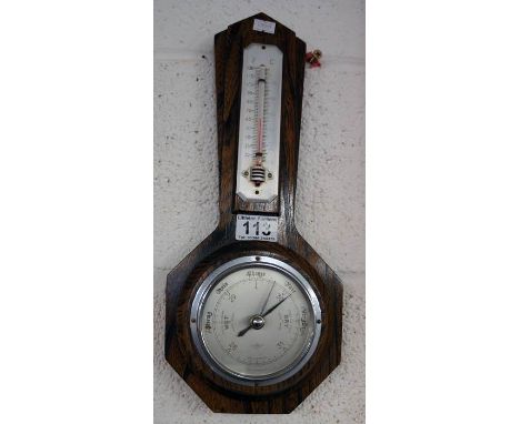Small oak barometer