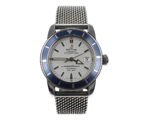 Breitling SuperOcean Heritage 42 Chronometre automatic stainless steel gentleman's wristwatch, reference no. A17321, serial n