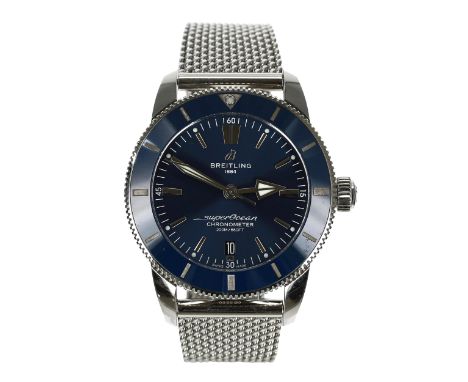 Breitling SuperOcean Heritage II B20 44 Chronometer automatic stainless steel gentleman's wristwatch, reference no. AB2030, s