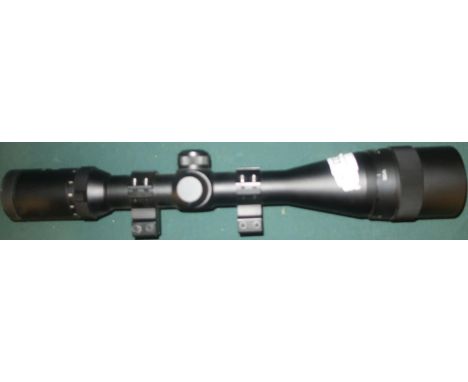 Opti telescopic rifle sight 3-18x50AOE with ring mounts 