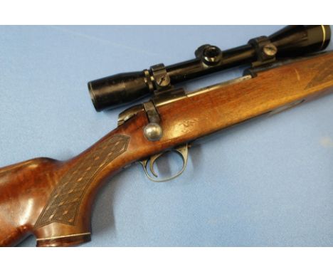 BSA .22/250 bolt action rifle, fitted with scope, serial no 15R1846 (section one certificate required) 