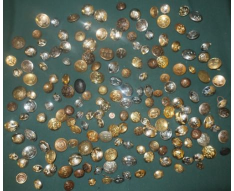 Large collection of militaria button of various regiments 