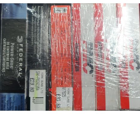 120 rounds of various 150GR .308 rifle ammunition (section 1 certificate required) 