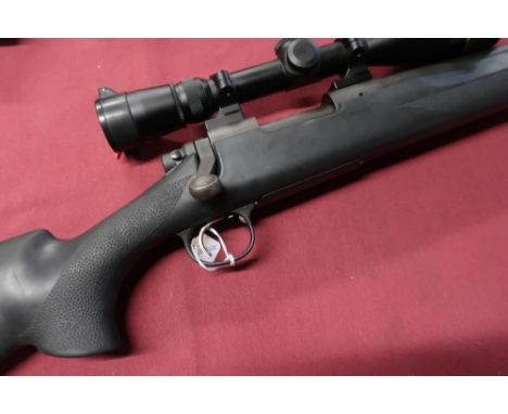 As new ex shop stock Remington model 700 tactical .308 cal heavy barrel synthetic stock bolt action rifle fitted with butler 