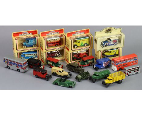 Twenty-two various die-cast scale models by Dinky &amp; others, boxed &amp; unboxed. 