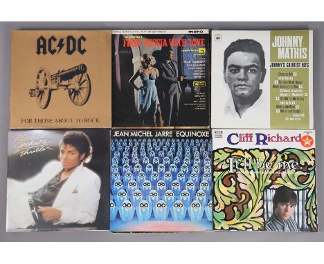 Ninety-five various LP records including Elvis Presley, Cliff Richard, Michael Jackson, &amp; others.