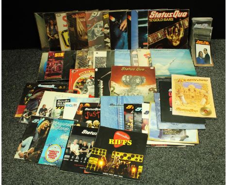 Vinyl Records - LP's and Tour booklets including Status Quo - Piledriver - 6360 082; On The Level - 9102 002; Pictures Of Mat