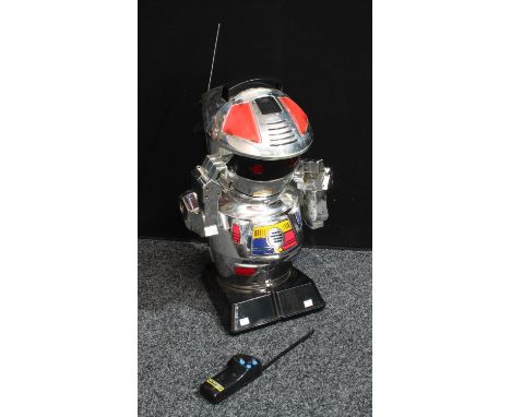 A 1980s remote control robot, Scooter 2000, licenced by Giochi Preziosi, made in China, 62cm high