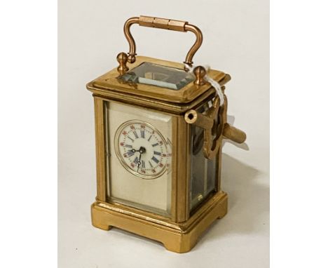 GILT MINI CARRIAGE CLOCK