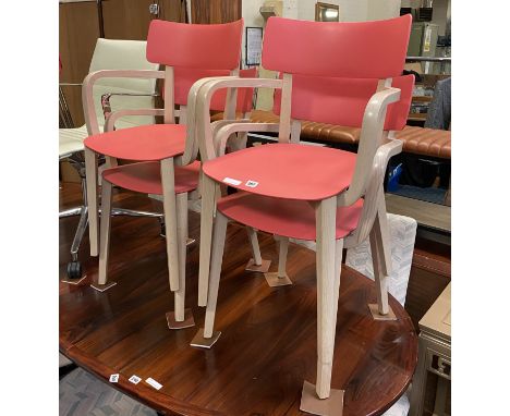SET OF 4 ARMCHAIRS BY ''BRUNNER'' MODEL ''DUE''