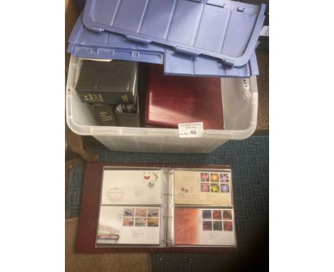 Stamps : GB huge crate of First Day Covers in 11 albums - relatively modern