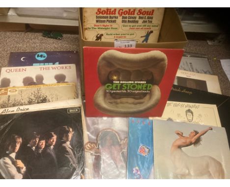 Records : 25 Classic rock albums inc T Rex, J. Hendrix, Rolling Stones etc