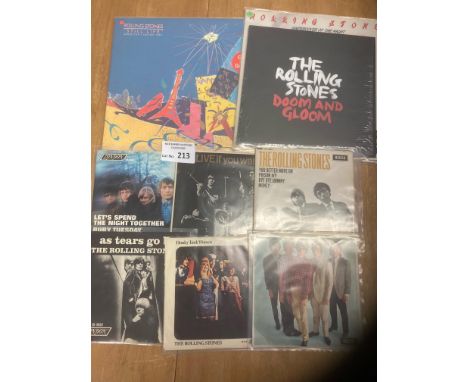 Records : ROLLING STONES selection all great cond. includes EP's, 12", album - (8)