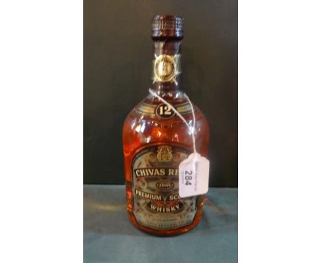 A bottle of Chevas Regal Premium Scotch Whisky, aged 12 years, 75cl.