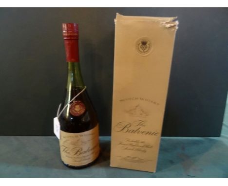 A bottle of Balvenie Highland malt Scotch Whisky, 75cl, in original box.