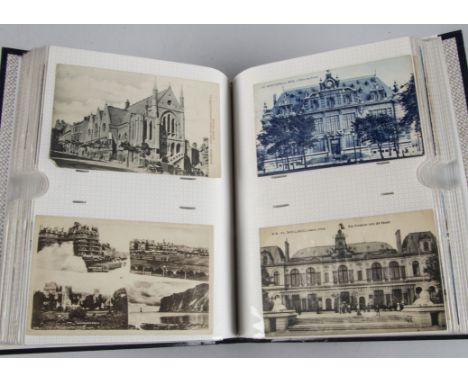 Postcards, a modern album of mixed cards, approx 100,  mostly Edwardian inc, RP  Titanic, S.C.P.S. Koh-J-Moor, P.S. Royal Sov