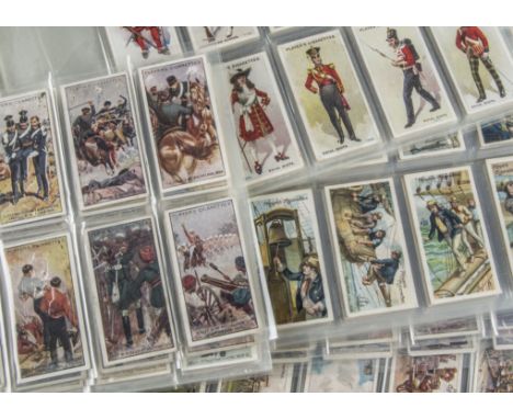 Cigarette Cards, Military and Naval, a selection of Player sets to include Victoria Cross, Regimental Uniforms (blue back), R