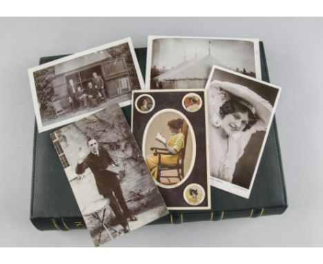 Postcards, a group of six modern albums containing approx 750 Edwardian cards inc, Winchester, King Alfred Statue, Seaside, H