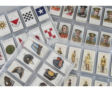 Cigarette Cards, Military, a selection of sets to include Wills Scissor Victoria Cross Heroes, Players Military Head Dress, M