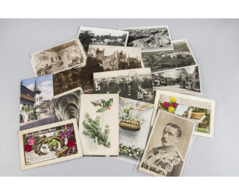 Postcards, loose, an accumulation of approx 800 Edwardian and later cards inc, Historic Buildings and Castles, Sweetheart, WW