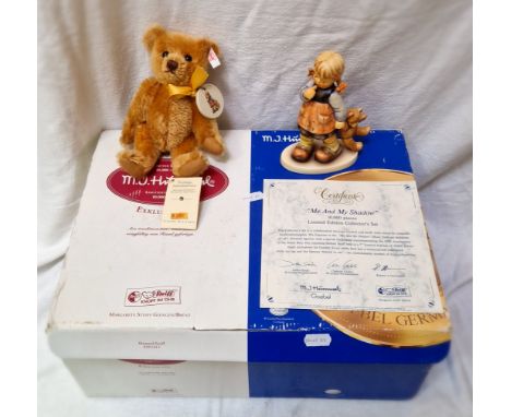A Steiff Limited Edition for Hummel ‘Me And My Shadow', with certificate and original box.  