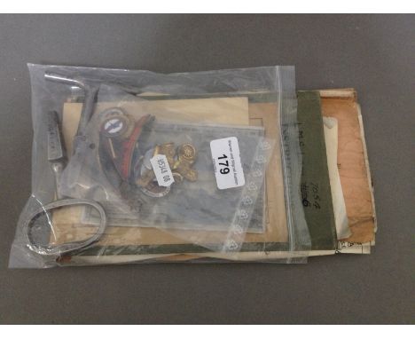 Assorted railwayana comprising two coach keys; L&amp;N.WRY. and N.E.R.Co, assorted badges including Guard, British Railways, 