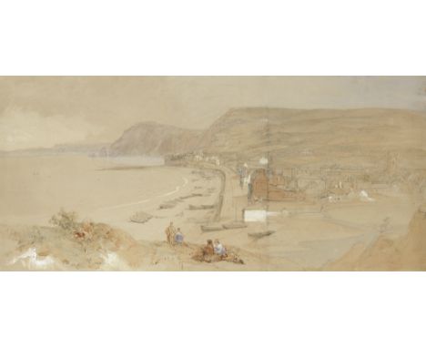 David Roberts, RA (British, 1796-1864)Sidmouth inscribed and dated 'Sidmouth June 20th 1845' (lower right); bears inscription