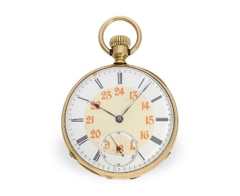 Frühe Patek Philippe Taschenuhr mit Stammbuchauszug, Genf 1869, speziell gefertigt für den Berliner Hofuhrmacher Th. Wolff: C